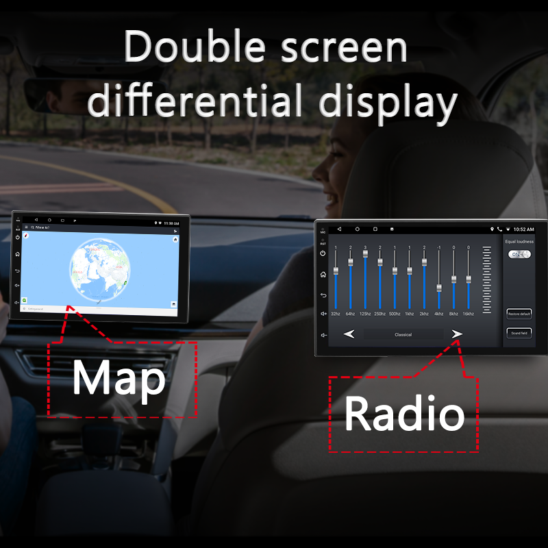 T5 universal car dvd media player 2gb 32gb 4gb ram 64gb radio 7/9/10.1 inch touch screen android car stereo