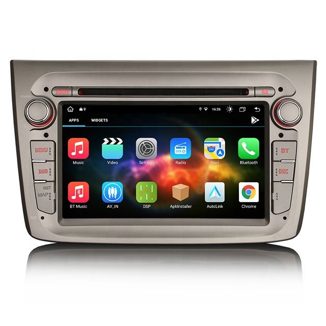 Erisin ES8830M 7 inch 64GB Android 12 wifi 4G DSP Wireless Carplay Android Auto Car gps stereo for Alfa Romeo Mito Car Radio