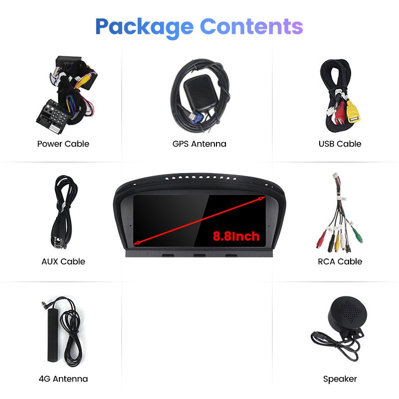 Navifly 680 Auto electronics Multimedia android car stereo support DVR OBD DAB DSP SWC for bmw e60 e90 8.8inch