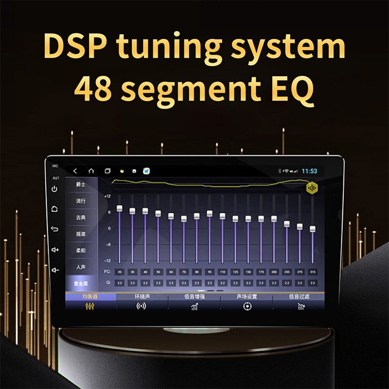 Ihuella 2din Android 4core Head Unit 9/10inch Universal Carplay Video autoradio Stereo 4G AM FM RDS IPS car dvd player