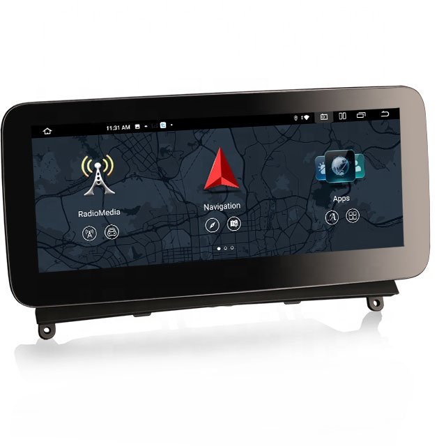 Erisin ES38C40 10.25 inch Android 12.0 IPS wireless CarPlay 4G BT5.1 DSP SIM Slot car dvd player for Benz C-Class W204 S204