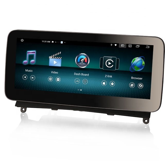 Erisin ES38C40 10.25 inch Android 12.0 IPS wireless CarPlay 4G BT5.1 DSP SIM Slot car dvd player for Benz C-Class W204 S204