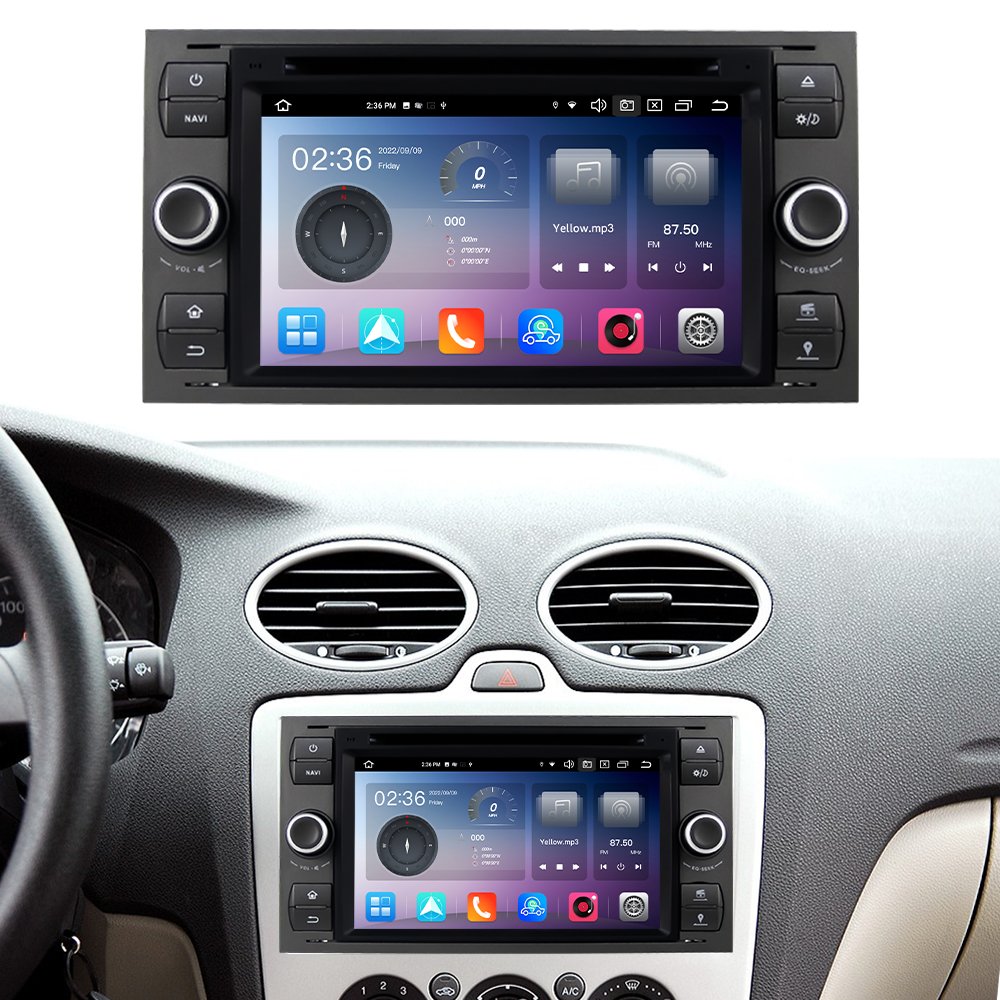 7"Android10.0 Car DVD player car radio navi stereo GPS for Ford C/S-Max Galaxy Kuga Focus Transit/Mondeo with DSP/carplay