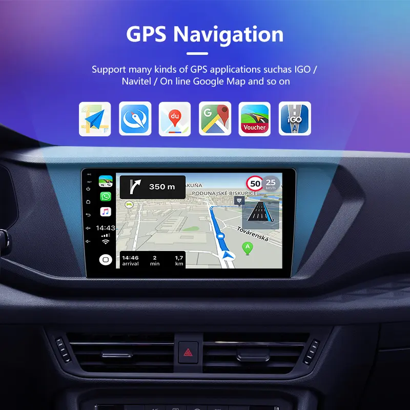 Universal Car DVD Player Navigation GPS 9/10/11/12/13 Inch 4+64G 1080P Multimedia Touch Screen Radio Car Dvd Android Player