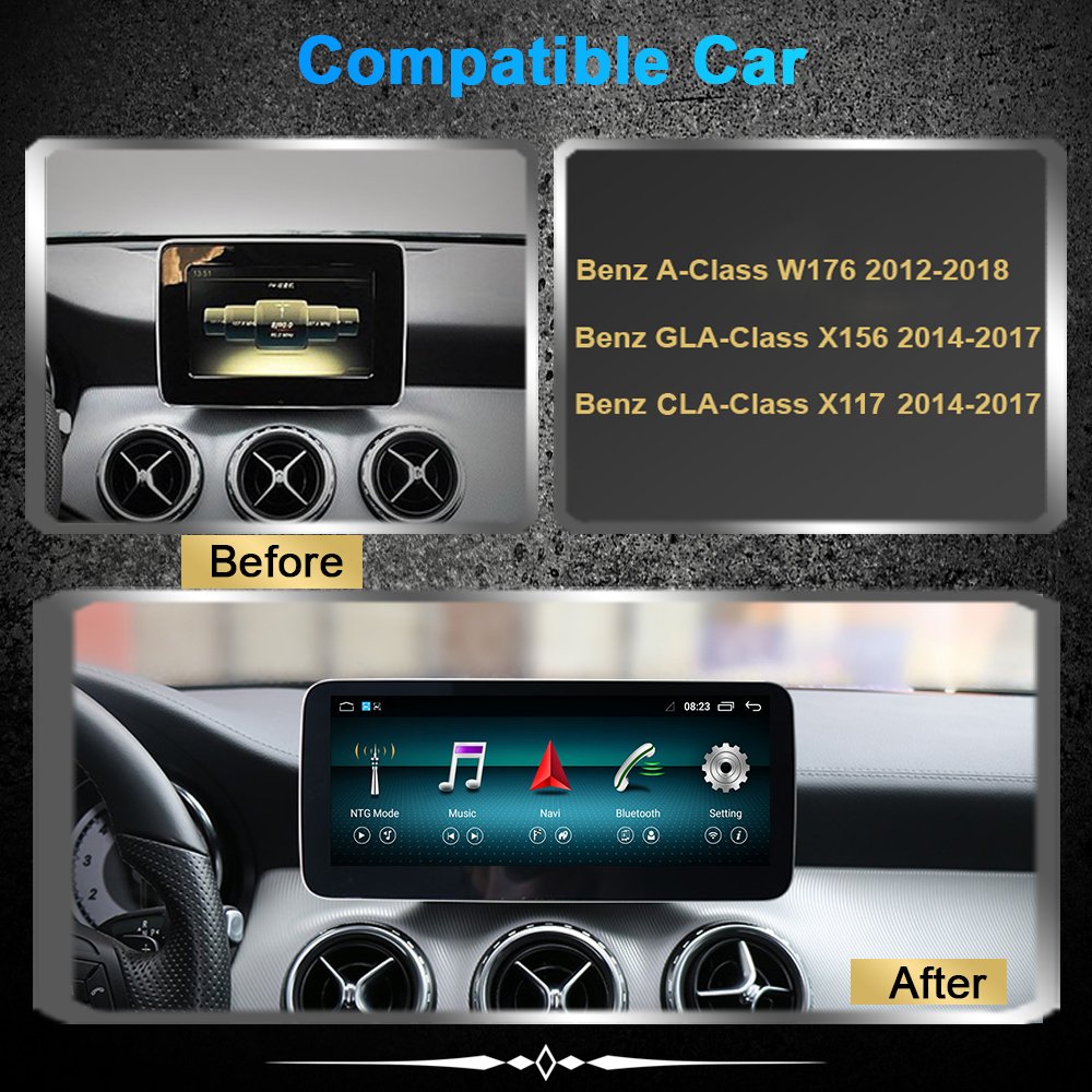 8 Core Android System Gps Navigation Player Car Multimedia Radio For Mercedes Benz GLA Class W176 2013-2018 Support Android 11
