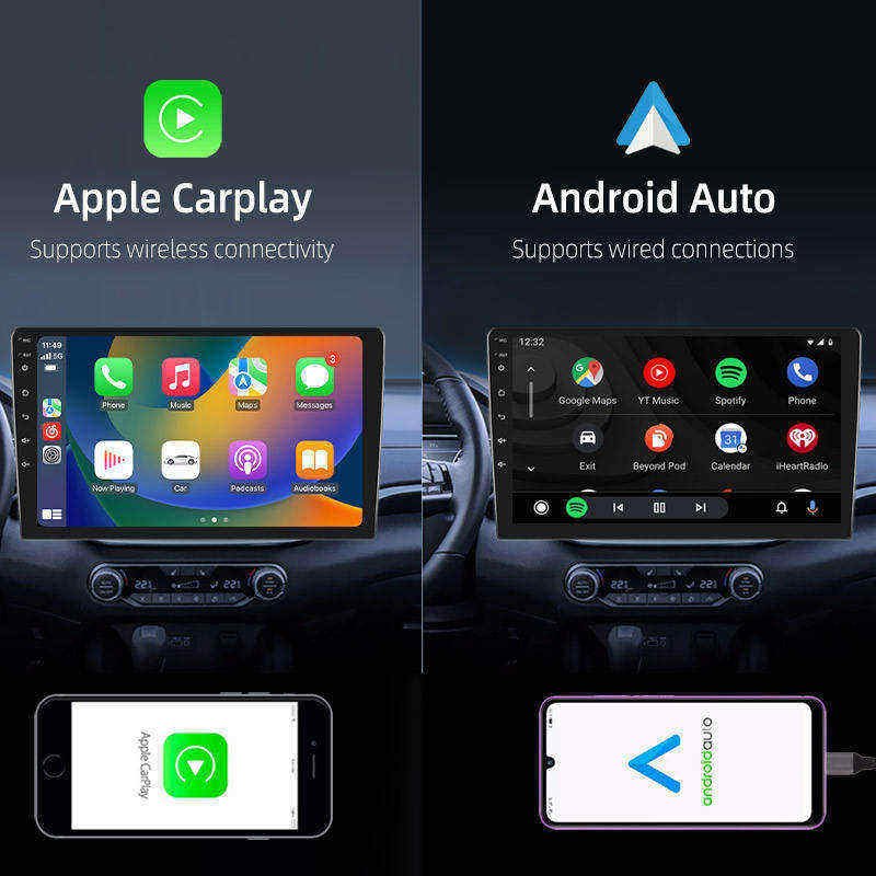 Touch Screen 7/9/10 Inch Car Android Player GPS Stereo Radio Navigation System Audio Auto Electronics Video Car DVD Player