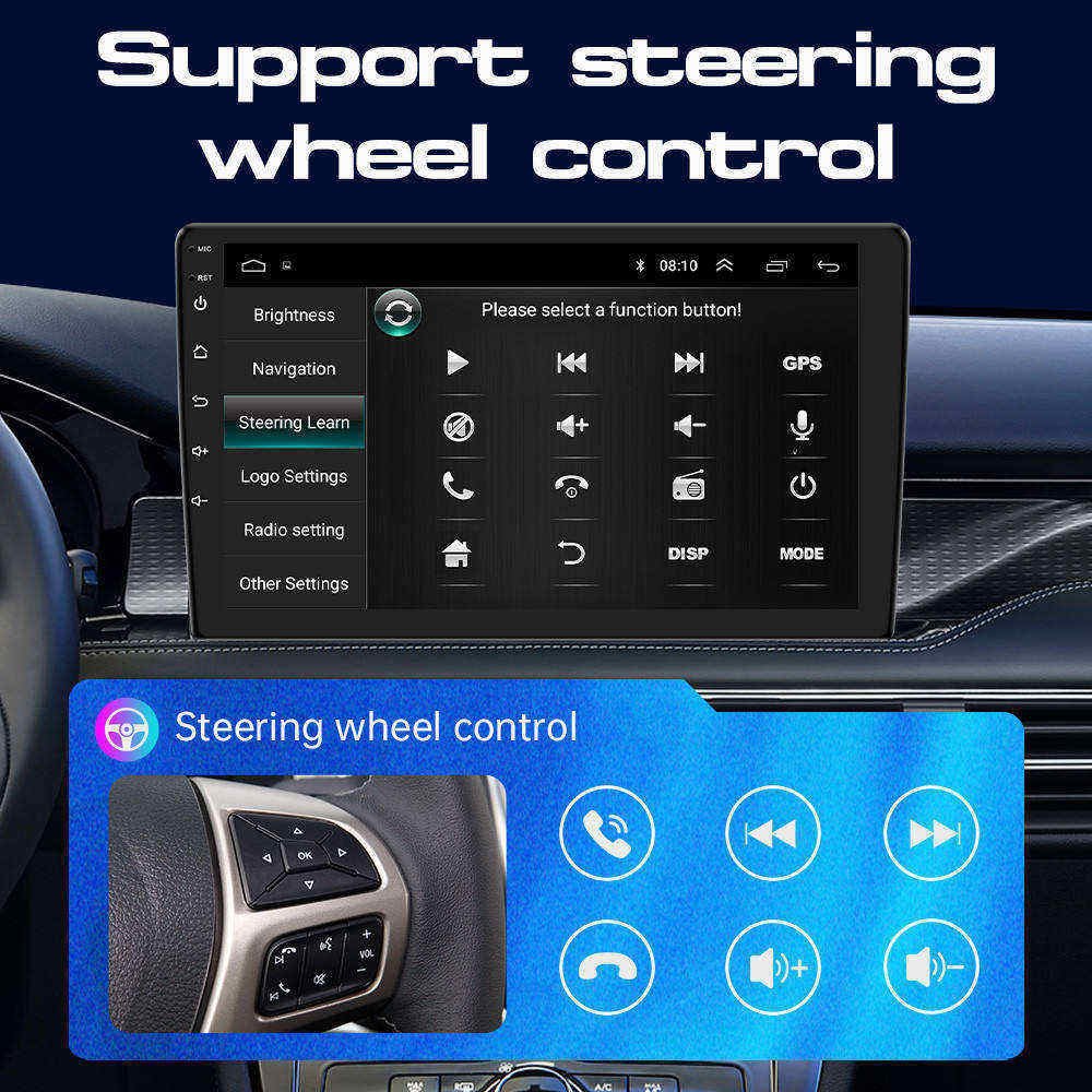 Touch Screen 7/9/10 Inch Car Android Player GPS Stereo Radio Navigation System Audio Auto Electronics Video Car DVD Player