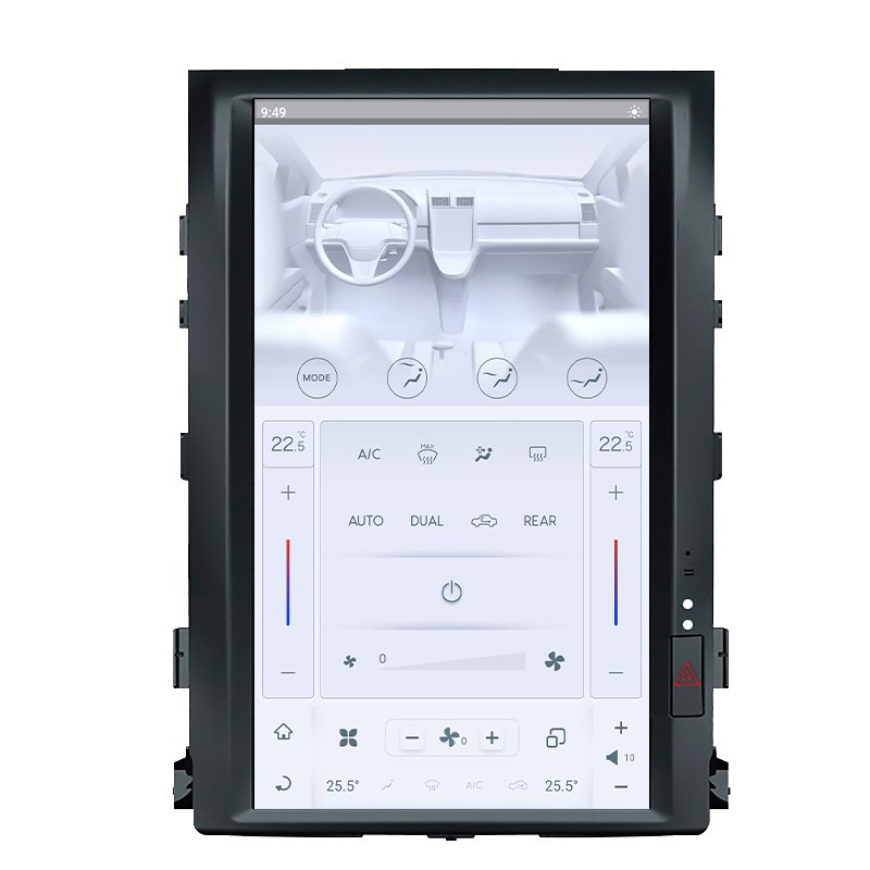 Hot Sales 16 Inch Tesla Vertical Android Touch Screen Indash Car Radio For Toyota Land Cruiser Lc200 Low Configuration
