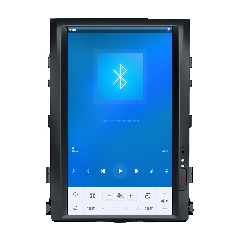 Hot Sales 16 Inch Tesla Vertical Android Touch Screen Indash Car Radio For Toyota Land Cruiser Lc200 Low Configuration