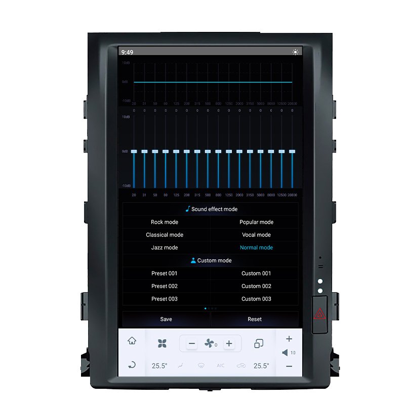 Hot Sales 16 Inch Tesla Vertical Android Touch Screen Indash Car Radio For Toyota Land Cruiser Lc200 Low Configuration
