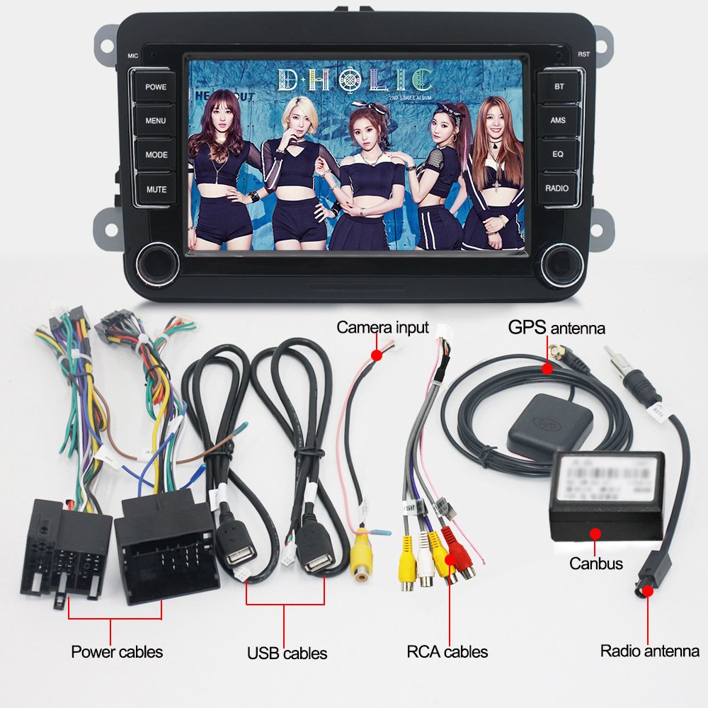 Car Player 2 Din 7" Autoradio GPS Navigation Wireless Car Radio For VW PASSAT POLO GOLF 5 6 TOURAN TIGUAN SEAT SKODA