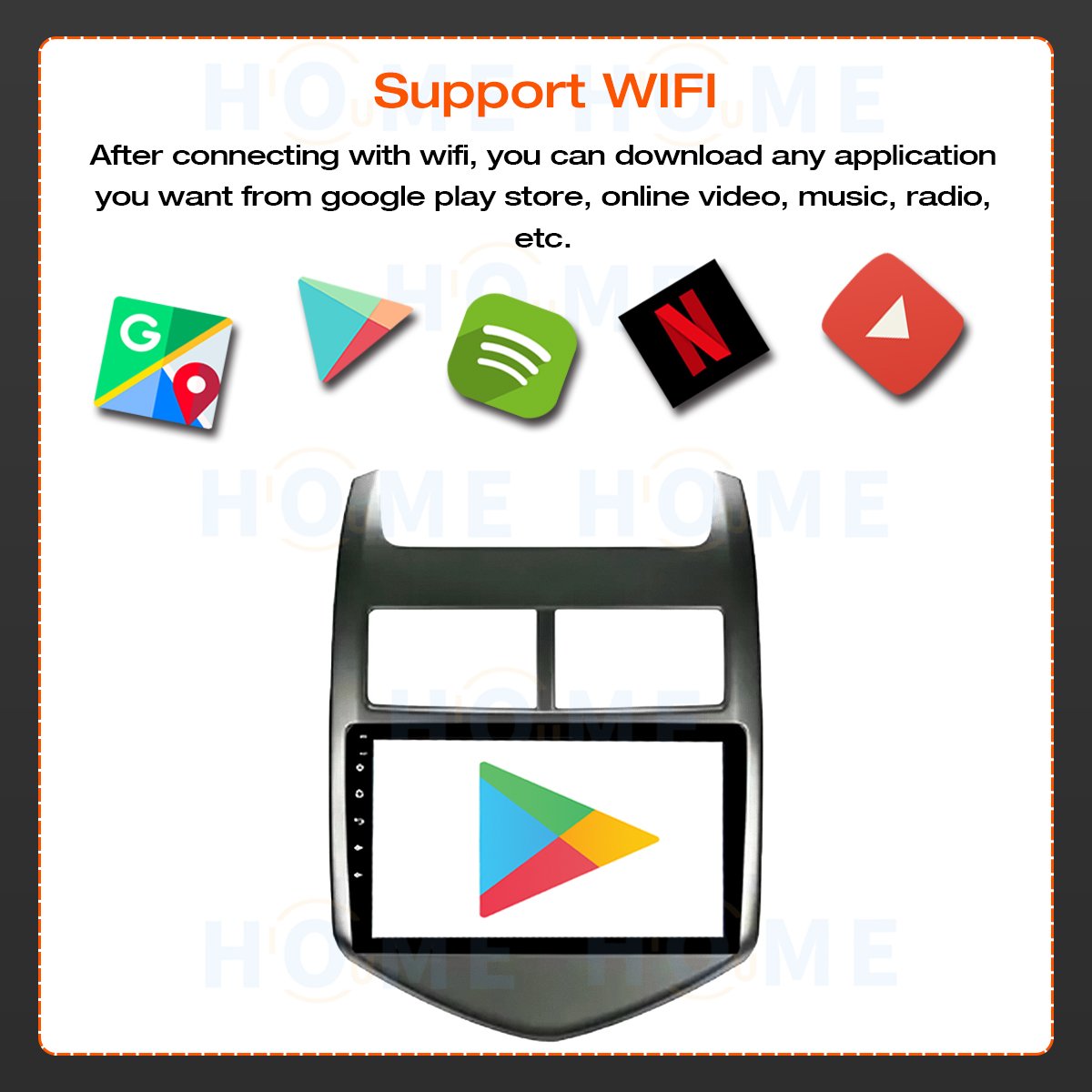 Android 10 Car Radio 2G+32G android Auto GPS WIFI Screen Multimedia Carplay For Chevrolet Sonic 2011-2016 2 Din 1024*600 P