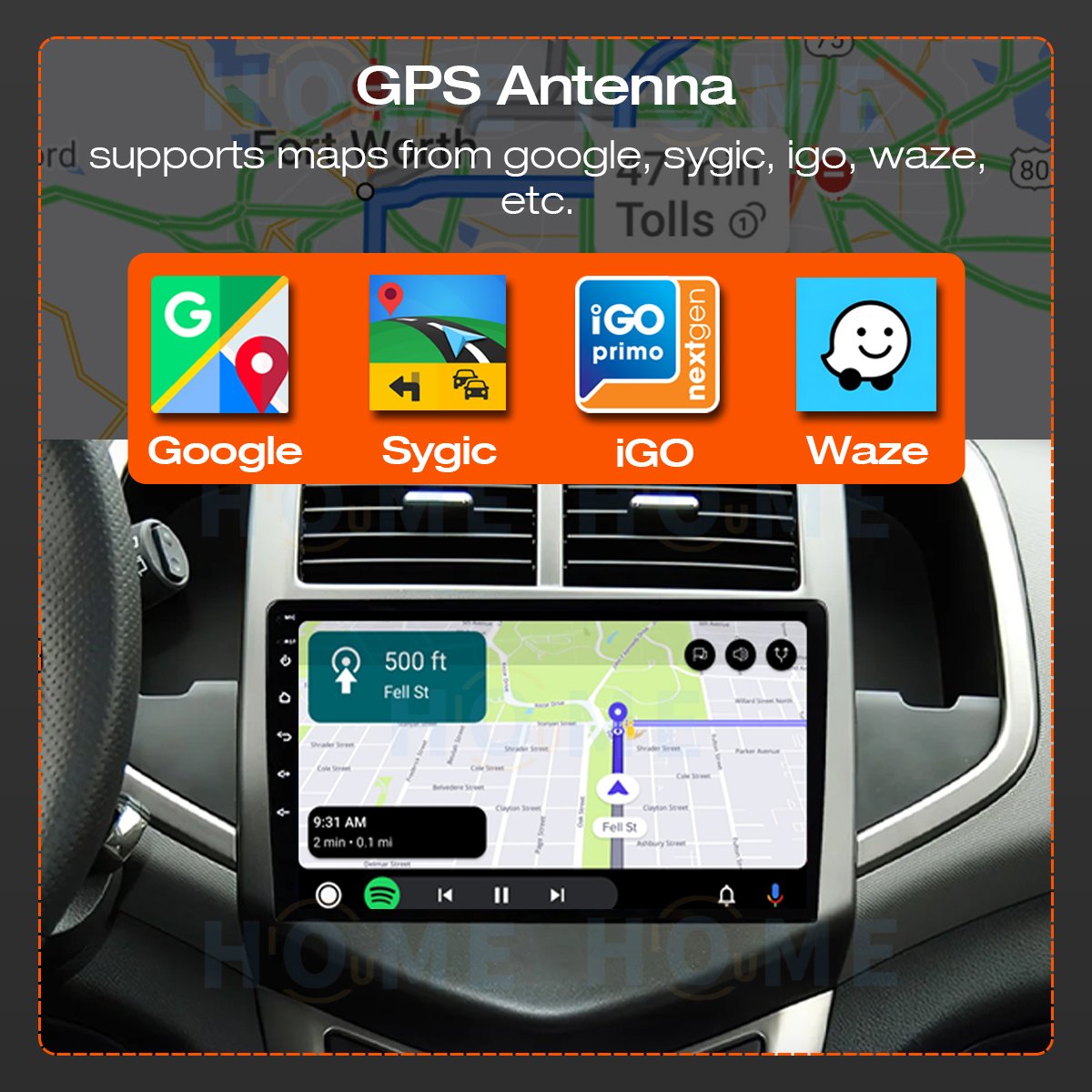 Android 10 Car Radio 2G+32G android Auto GPS WIFI Screen Multimedia Carplay For Chevrolet Sonic 2011-2016 2 Din 1024*600 P
