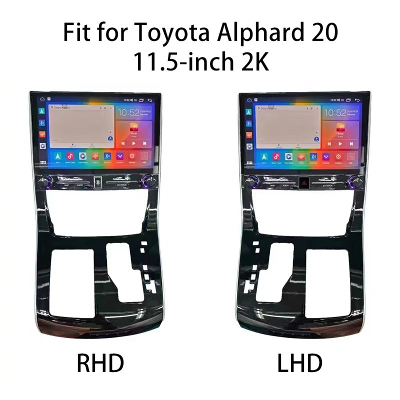 11.5 Inch Android Car dvd player touch screen radio gps navigation carplay For Toyota Alphard 20 2008-2014