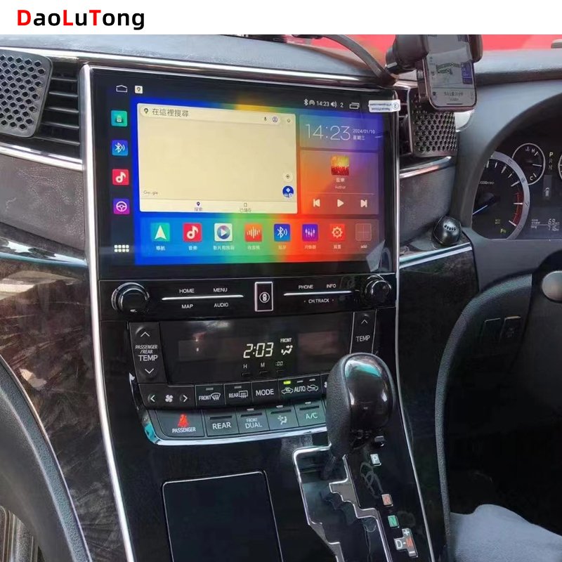 11.5 Inch Android Car dvd player touch screen radio gps navigation carplay For Toyota Alphard 20 2008-2014
