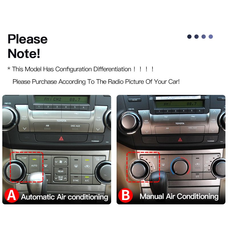 12.1" For Toyota Highlander 2009-2013Android 13 Car Radio For Tesla Vertical Screen Navigation Stereo Multimedia Player GPS