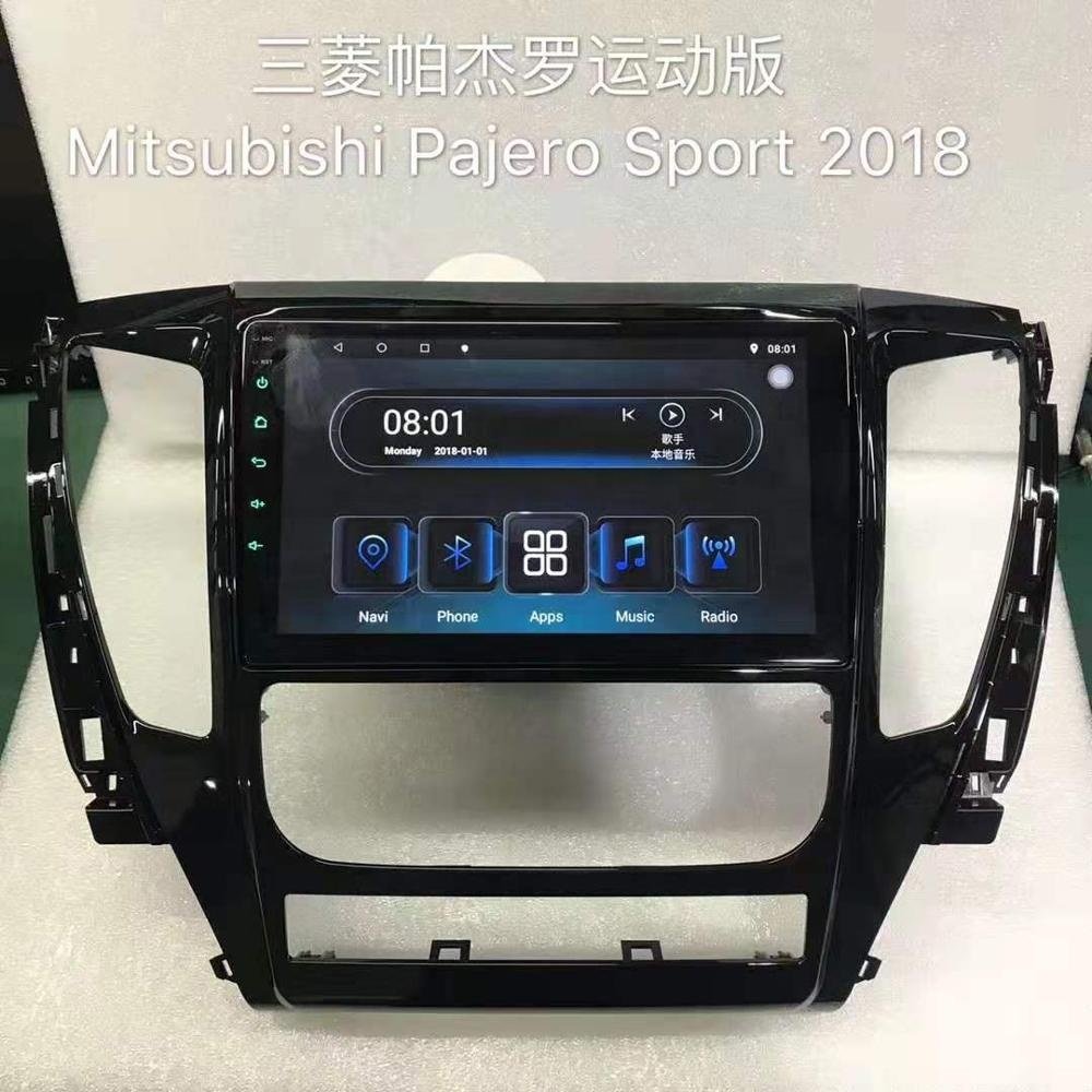 XinYoo In car audio car GPS player for Mitsubishi Pajero Sport 2018 carplay android auto Car Radio MP5 Player