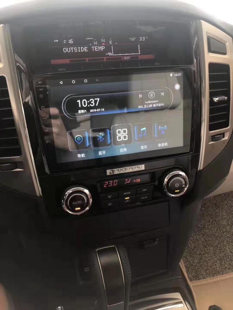 XinYoo In car audio car GPS player for Mitsubishi Pajero Sport 2018 carplay android auto Car Radio MP5 Player