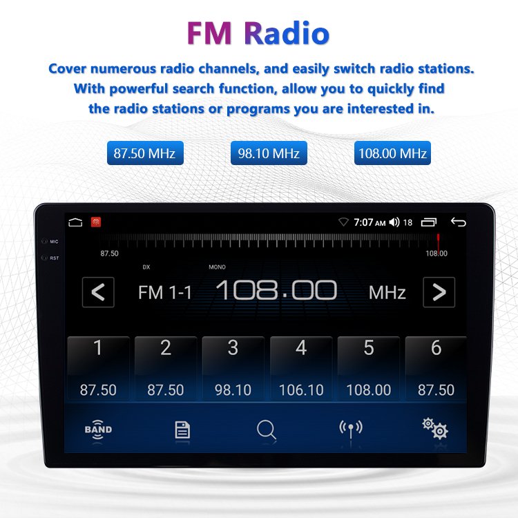 Factory L1pro 32GB 9/10 Inch Quad-core BT FM DSP Android WIFI Radio Carplay Car DVD Player 2K Resolution IPS Screen with GPS