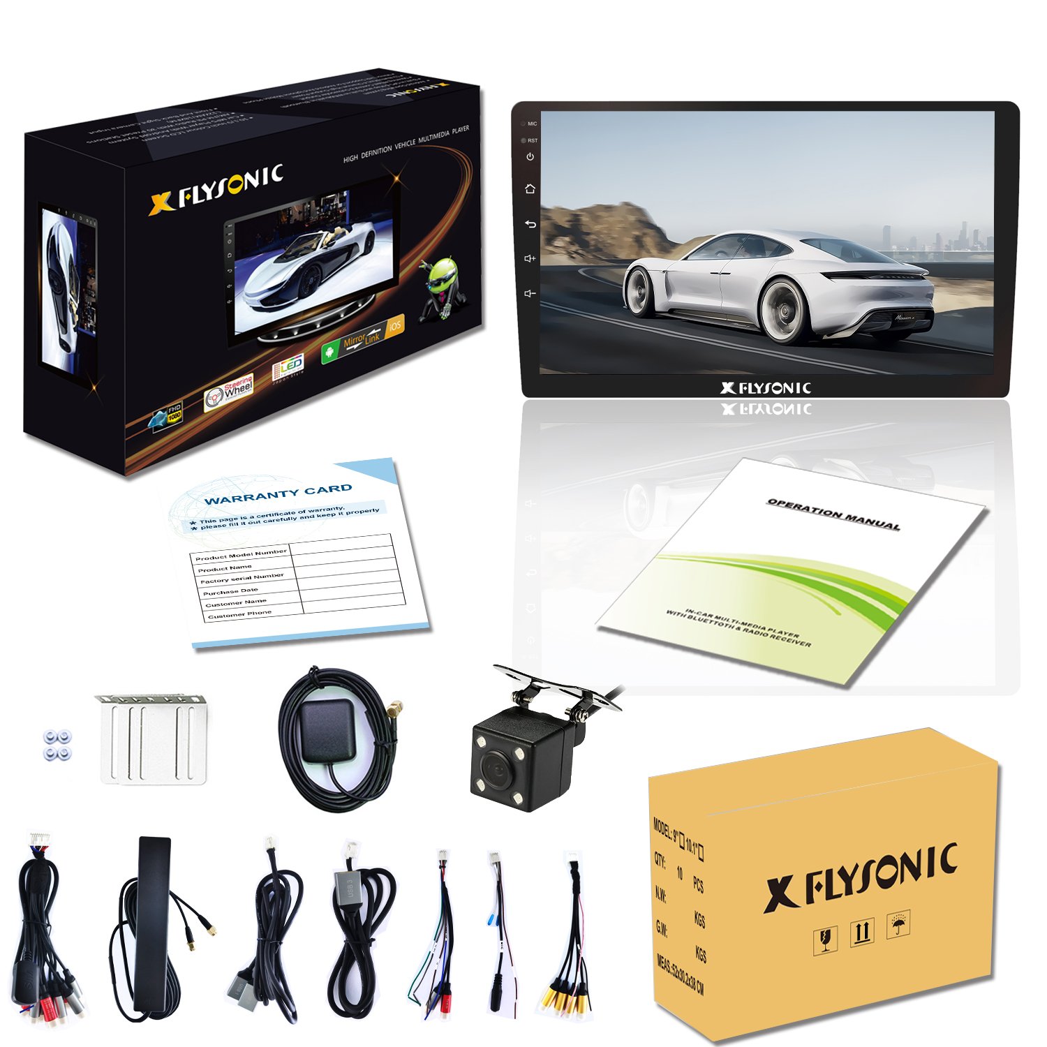 Suitable for Chevrolet Equinox 16-18 models Black heat sink 3+32GB Car Radio Multimedia Android 2 din Car DVD Player