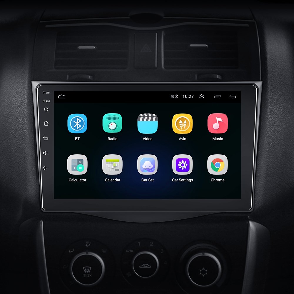 Podofo 9" 2 Din Android Car Radio Autoradio Stereo Video GPS Navigation WIFI RDS For Toyota/RAV4 2007-2012