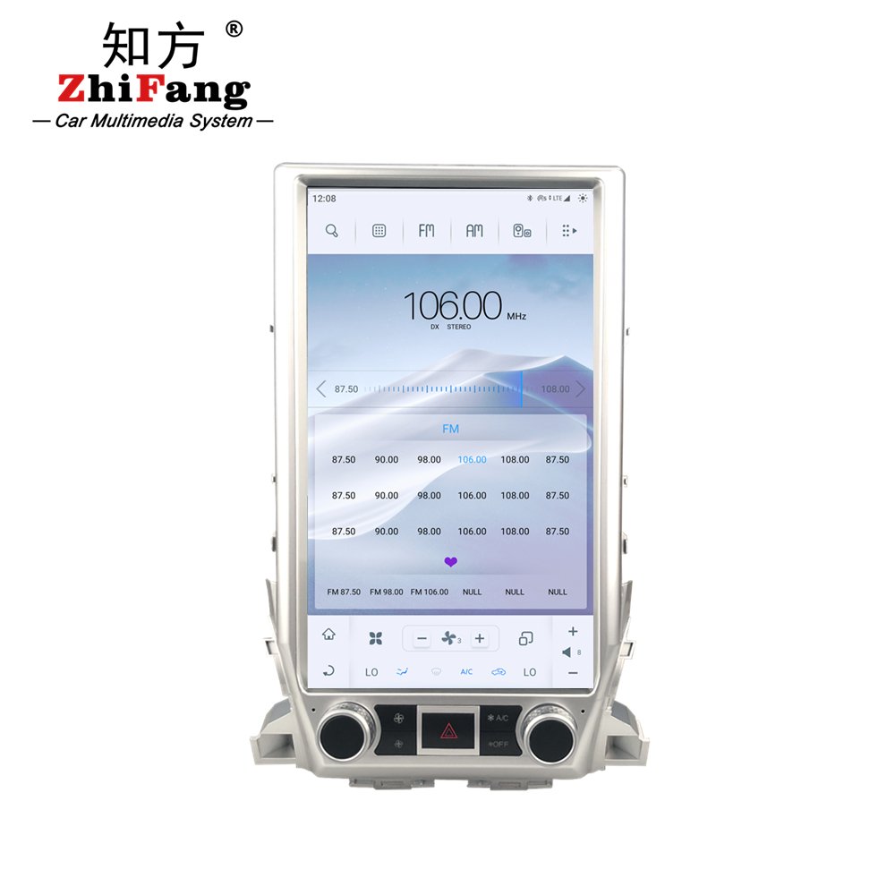 Car DVD Player Built-in Carplay Android auto For TOYOTA LAND CRUISER 200 2008-2015 HIGH Old to New 16" inch tesla screen 4G