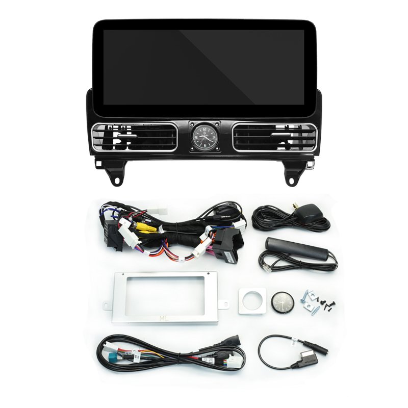 12.3-Inch Android 4+64G Car DVD Player for Mercedes Benz ML GL 2012-2015 GPS Navigation Multimedia Stereo Radio Audio USB RGB
