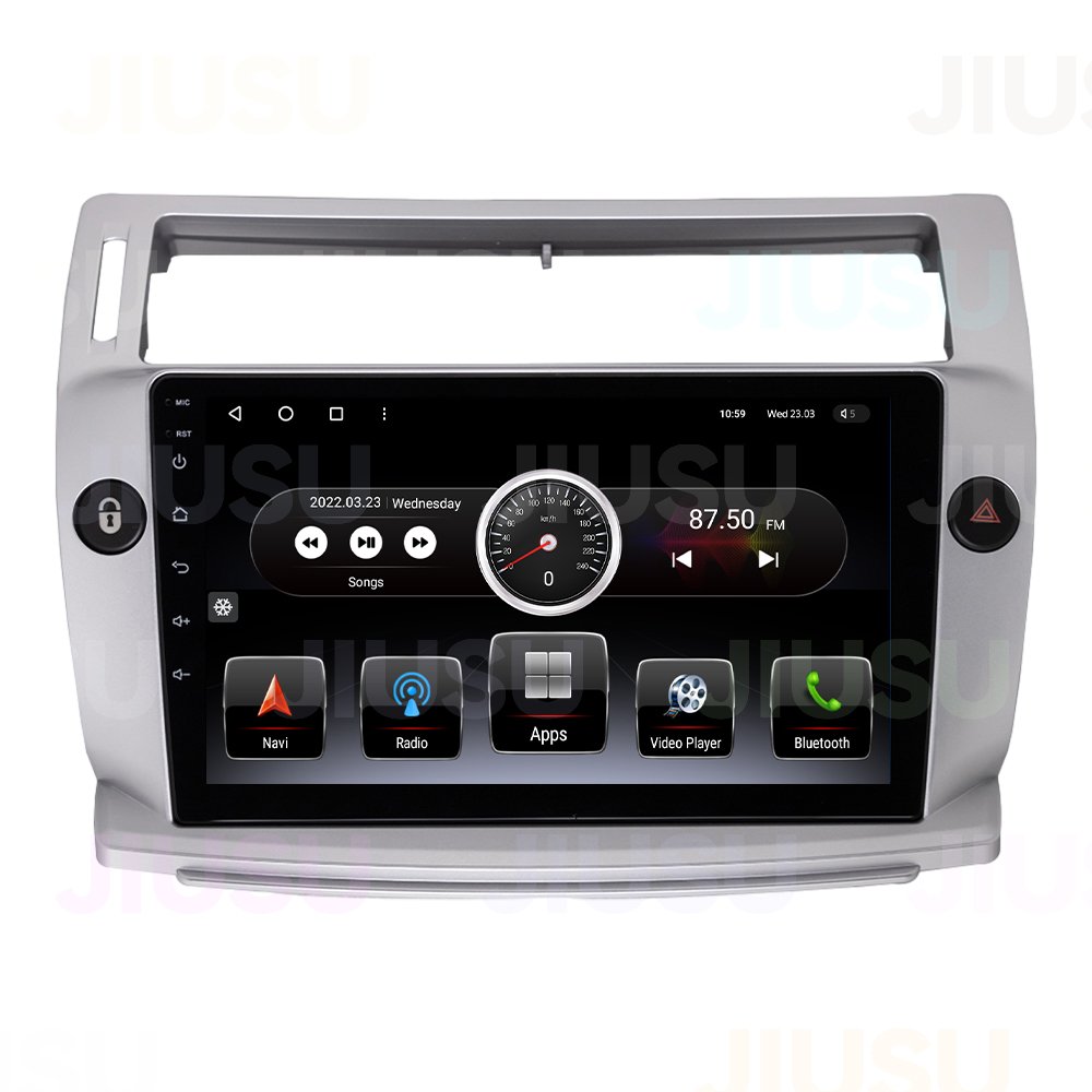 Android 12 Car Radio Touch Screen DVD Player Stereo Multimedia Audio System for Citroen C4 C-Triomphe C-Quatre 2004-2009