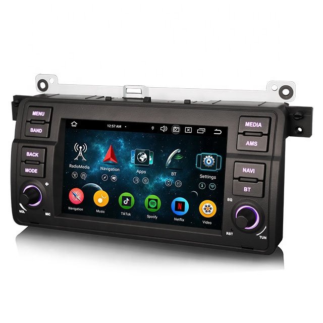 Erisin ES5746B Android 13 GPS SatNav Car Dvd Player For BMW Rover 75 MG ZT IPS DSP 4G WiFi CarPlay Car Radio