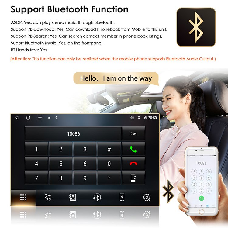 2 Din 2.5D Touch Screen 9 Inch Android 11 Bt Handsfree Phone Call Car Radio For Toyota Fortuner Hilux 2007 2008 2012 2014 2015
