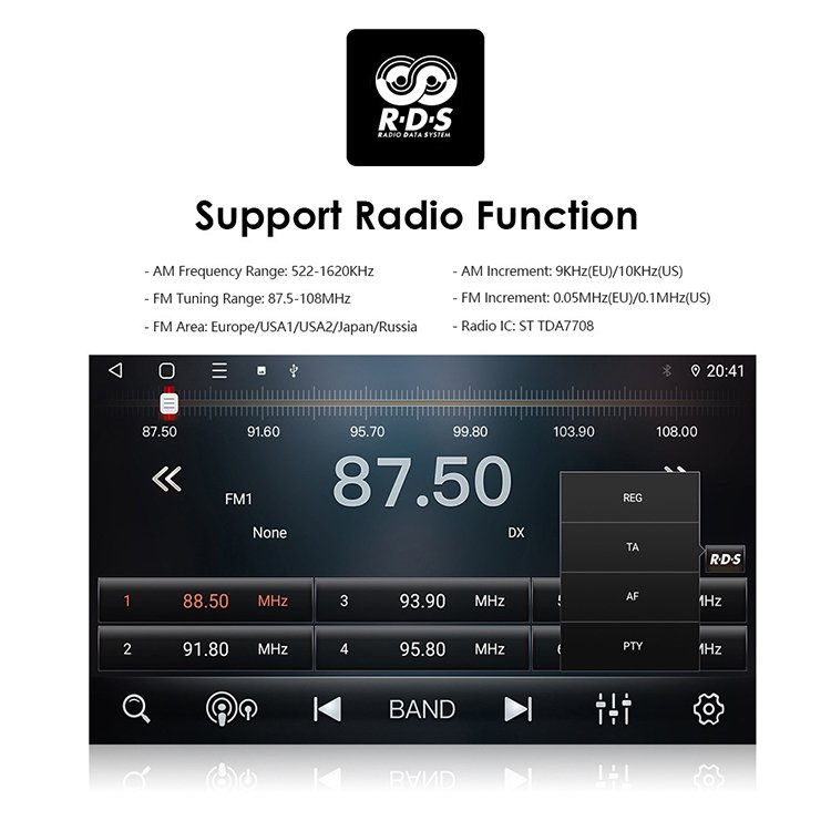 2 Din 2.5D Touch Screen 9 Inch Android 11 Bt Handsfree Phone Call Car Radio For Toyota Fortuner Hilux 2007 2008 2012 2014 2015
