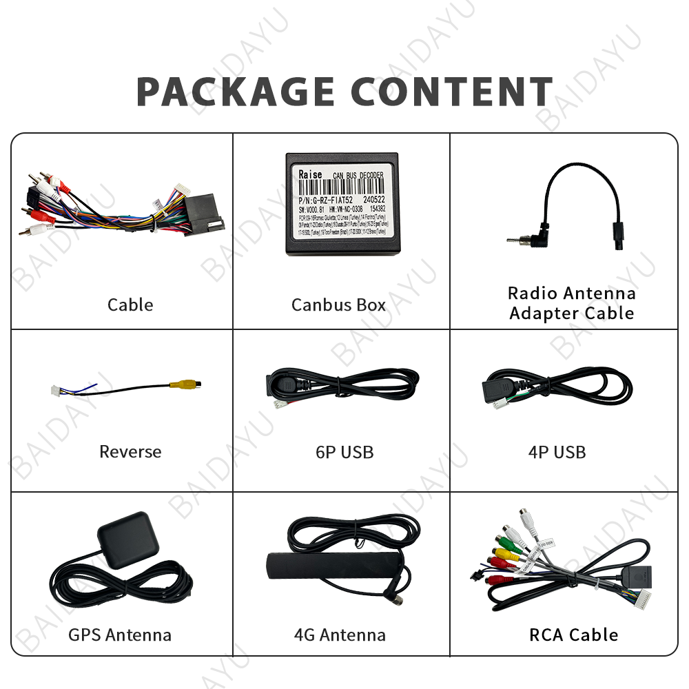 7inch 4+64G Car Multimedia 2Din Android Radio For Fiat Punto Linea 2007 Carplay gps car dvd player