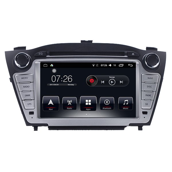 android car radio gps multimedia dvd player for hyundai ix35 with reverse camera 2din car radio navigation system hyundai tucson