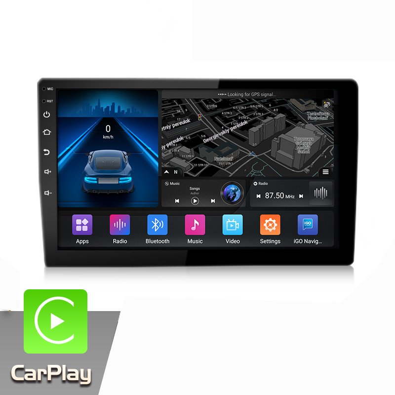 10 Inch Android 12 Screen 2 DIN Car Radio With Cooling Fan Universal Stereo DVD Player GPS Navigation Wireless Carplay Auto