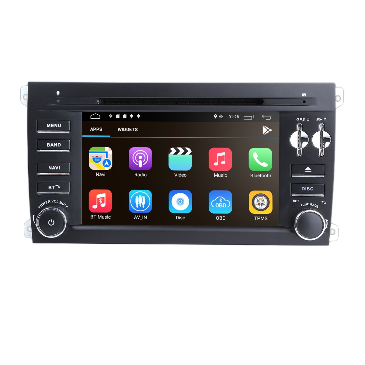 Car Multimedia Gps Android Navigation Radio Stereo Car Video Audio System Dvd Player for Porsche Cayenne 2003-2010 with Disc