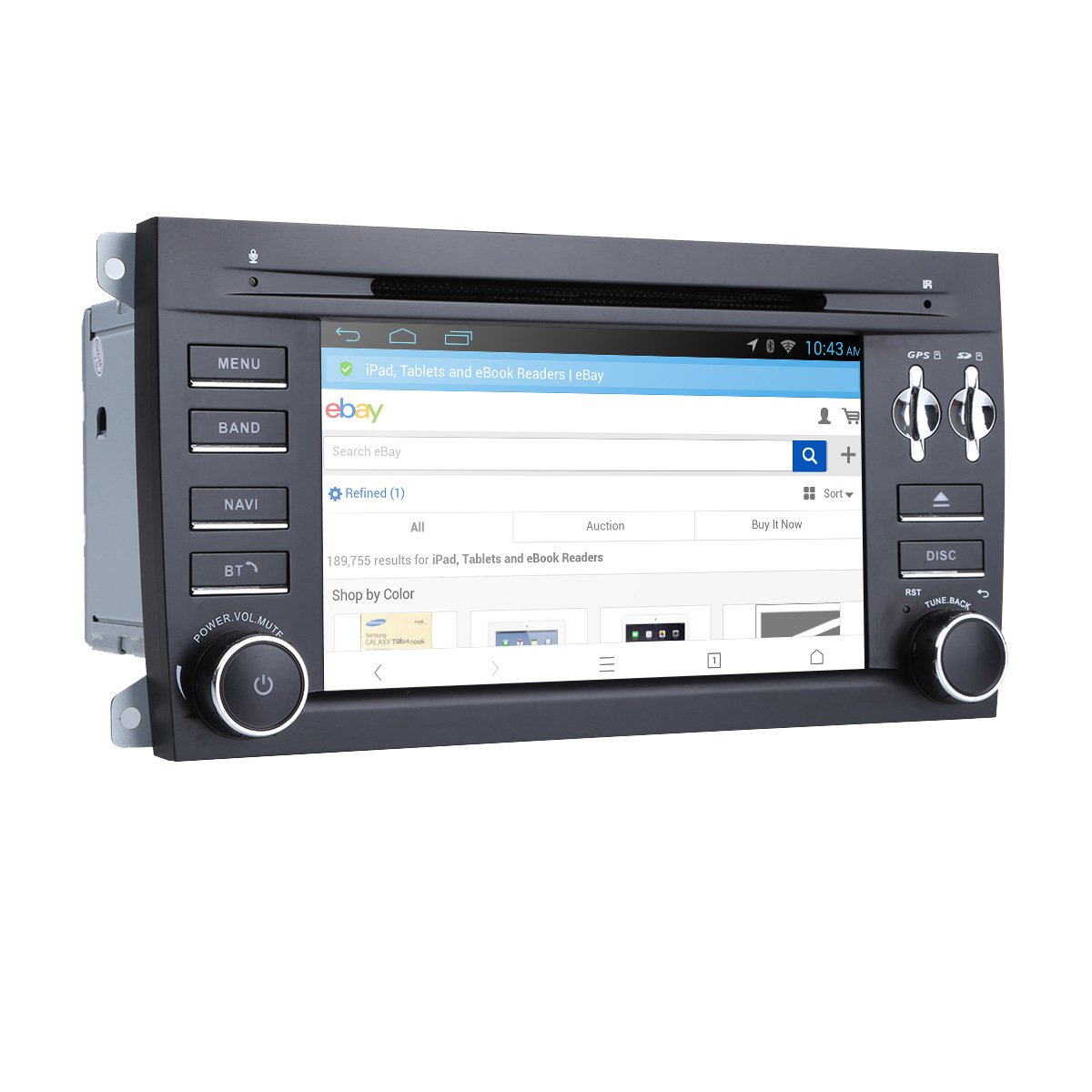 Car Multimedia Gps Android Navigation Radio Stereo Car Video Audio System Dvd Player for Porsche Cayenne 2003-2010 with Disc