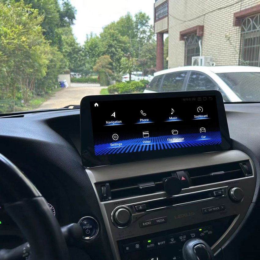 12.3 inch 720p HD Android 13 Car Stereo Radio for Lexus RX270 RX300 RX350 RX450h Accessories Upgrade Screen 2009-2014