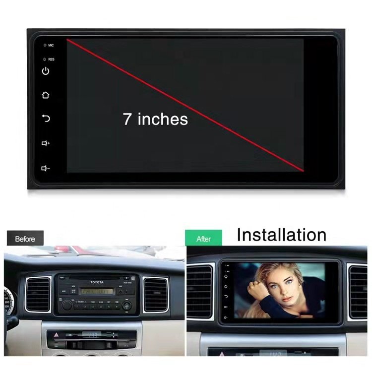 XinYoo Android GPS for Toyota Universal 7''Touch Screen with Radio USB WIFI Mirror Link car MP5 Player Car audio Player