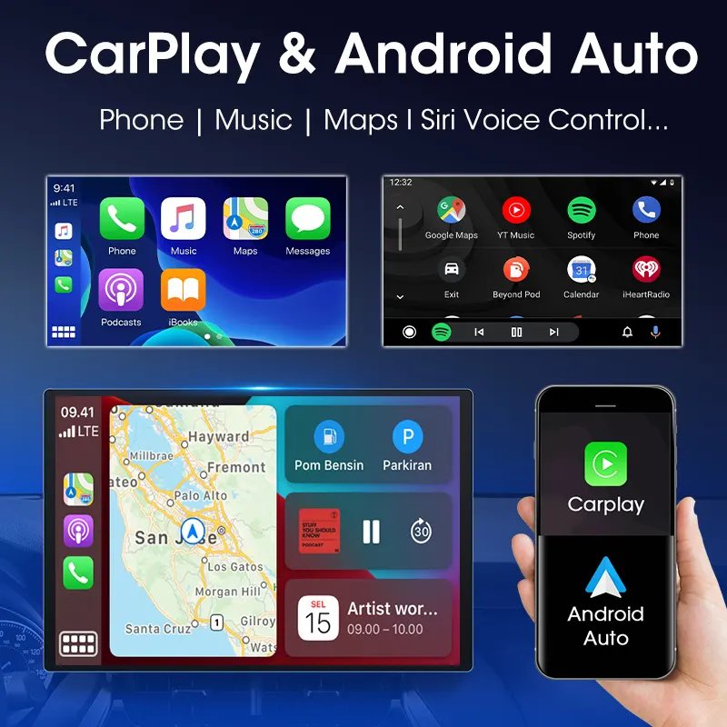Hot Selling Factory Price Good Quality 13inch Universal Car Radio Android With Full Touch Screen GPS Carplay DSP Stereo