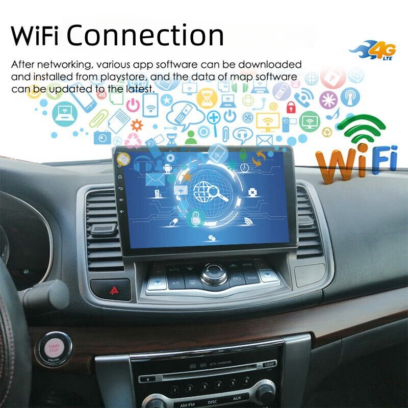 2 Din Android Stereo Ram 4 GB 64 GB Rom Bt Fm Dsp Radios Para Autos Multimedia Video GPS Multimedia Car Dvd Player