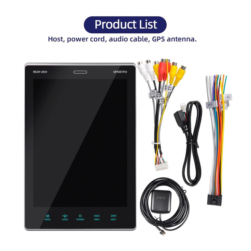 2 Din 9.5 Inch Car Dvd Player Multimedia Stereo Adjustable Car Monitor Touch Screen Wifi Bt Usb Autoradio Android 11 Car Radio