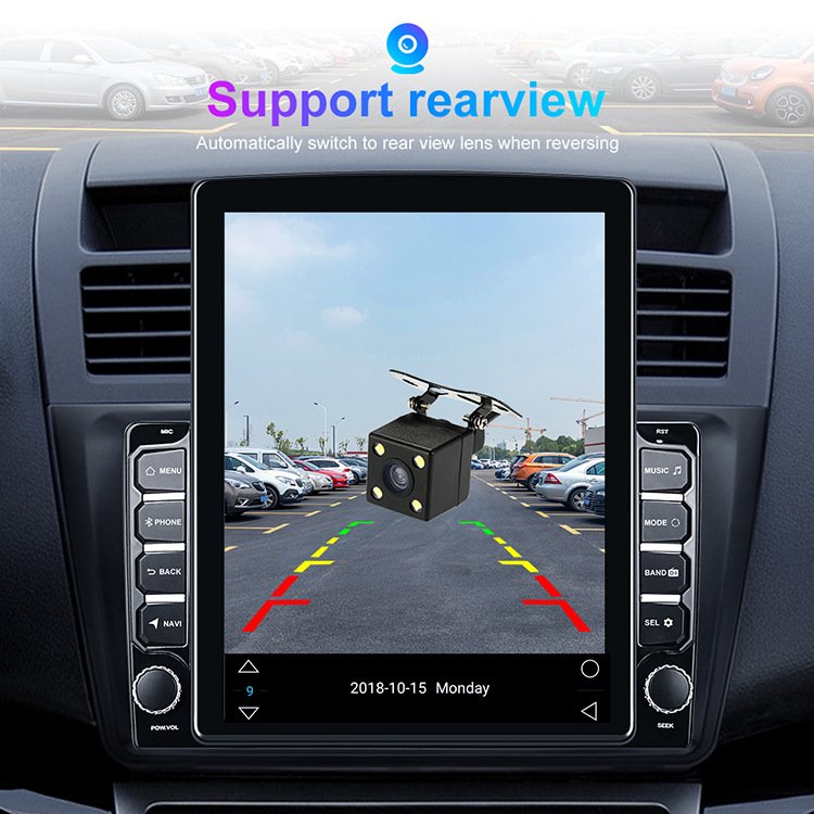 9.7" Universal double din Touch Screen Vertical Radio Stereo Multimedia Gps Navigation radio de coche android Car Dvd Player