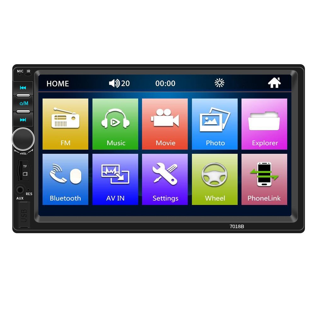 Wholesale 7 inch touch screen 2din car stereo double din car radio head unit car mp5 player audio stereo auto dvd player