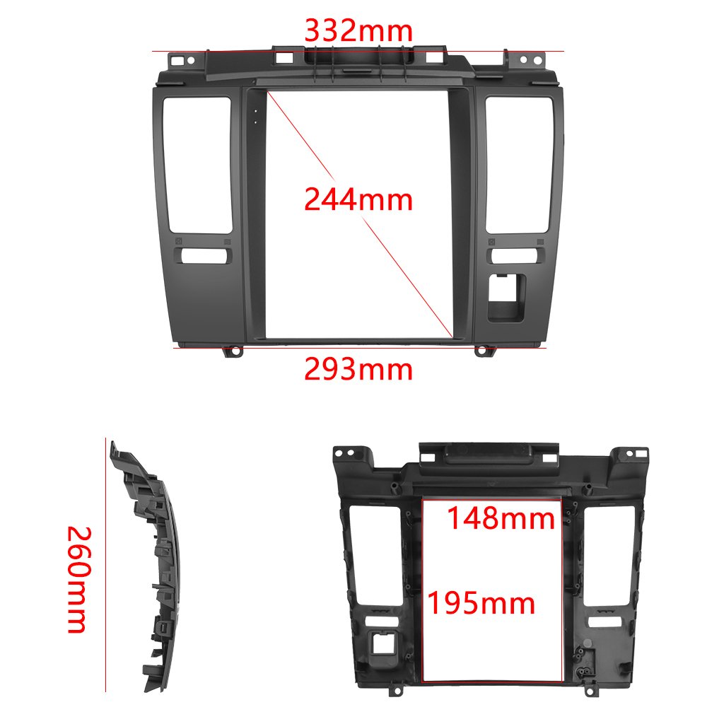 Podofo 9.7" Android Car Stereo Car Radio For Nissan Tiida 2008-2010 Wireless Carplay Android Auto GPS Wifi Hifi FM RDS OEM