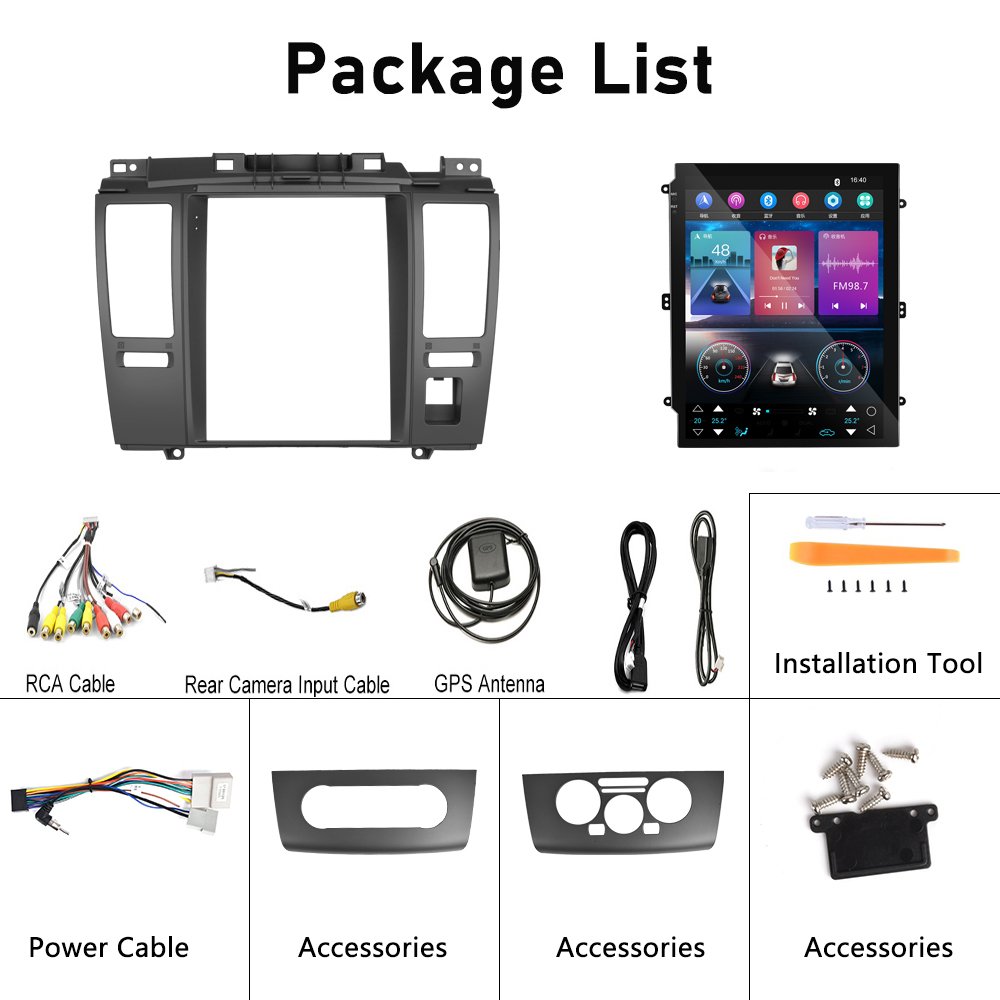 Podofo 9.7" Android Car Stereo Car Radio For Nissan Tiida 2008-2010 Wireless Carplay Android Auto GPS Wifi Hifi FM RDS OEM