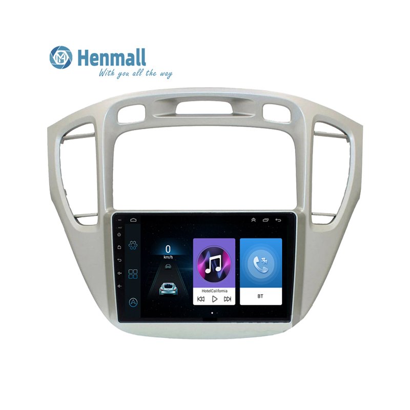 Android car multimedia dvd player for Toyota Highlander 2000 2001 2002 2003 2004 2005 2006 2007 car stereo gps navigation