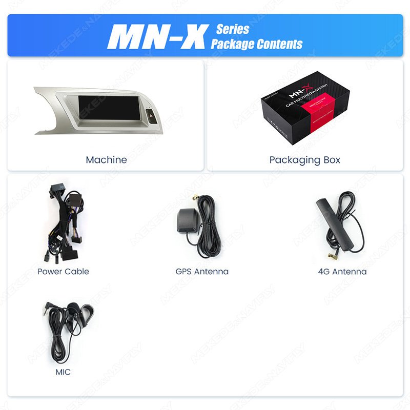 NaviFly MNX car radio android dvd player Music Maps, Multimedia DVD for Audi A5 8.8inch 09-15 13 -16 2009 2006 2007 2008 2010