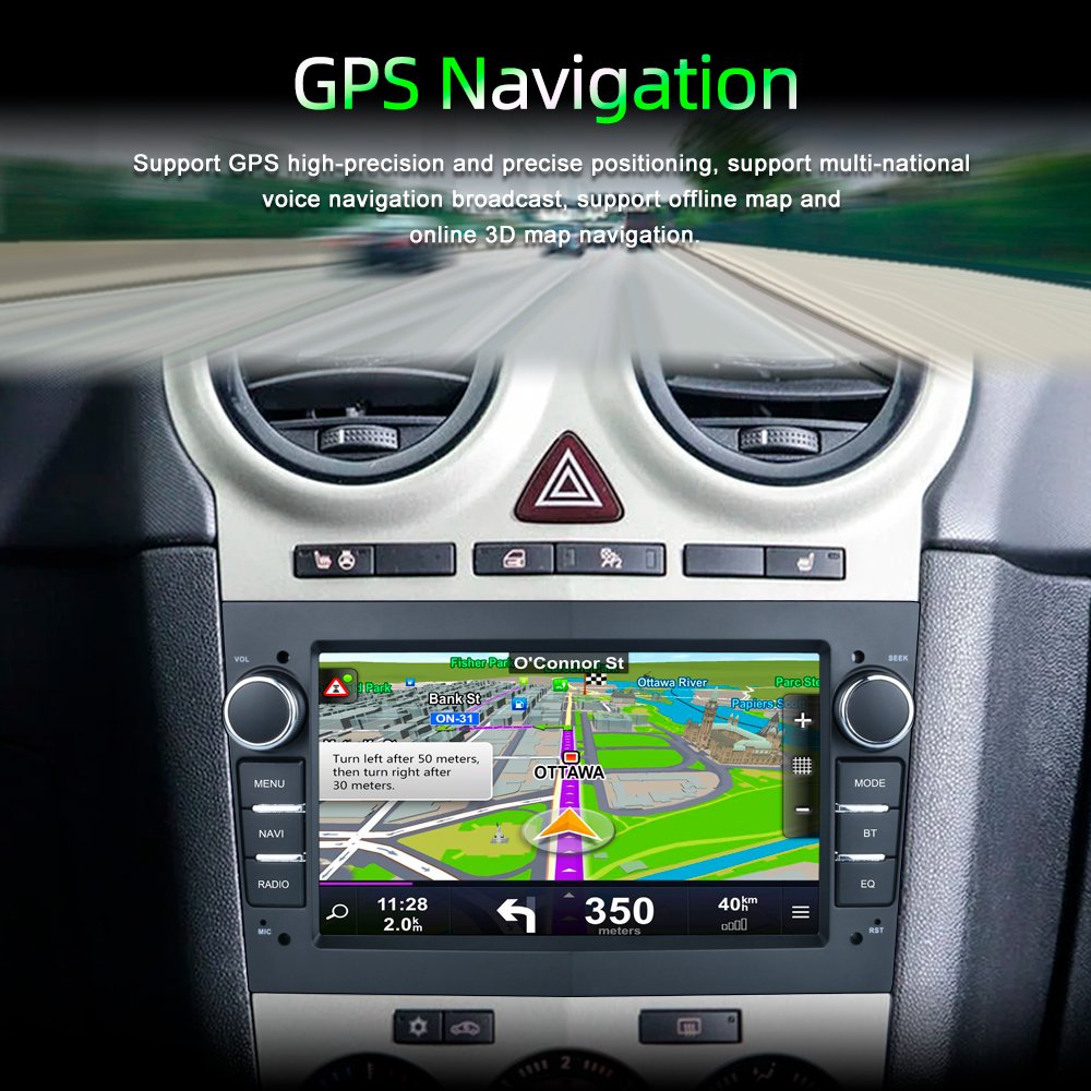 7 Inch Android Car Radio Player For Opel Black Built In GPS Wireless Carplay Android Auto Mirror Link Car DVD Player