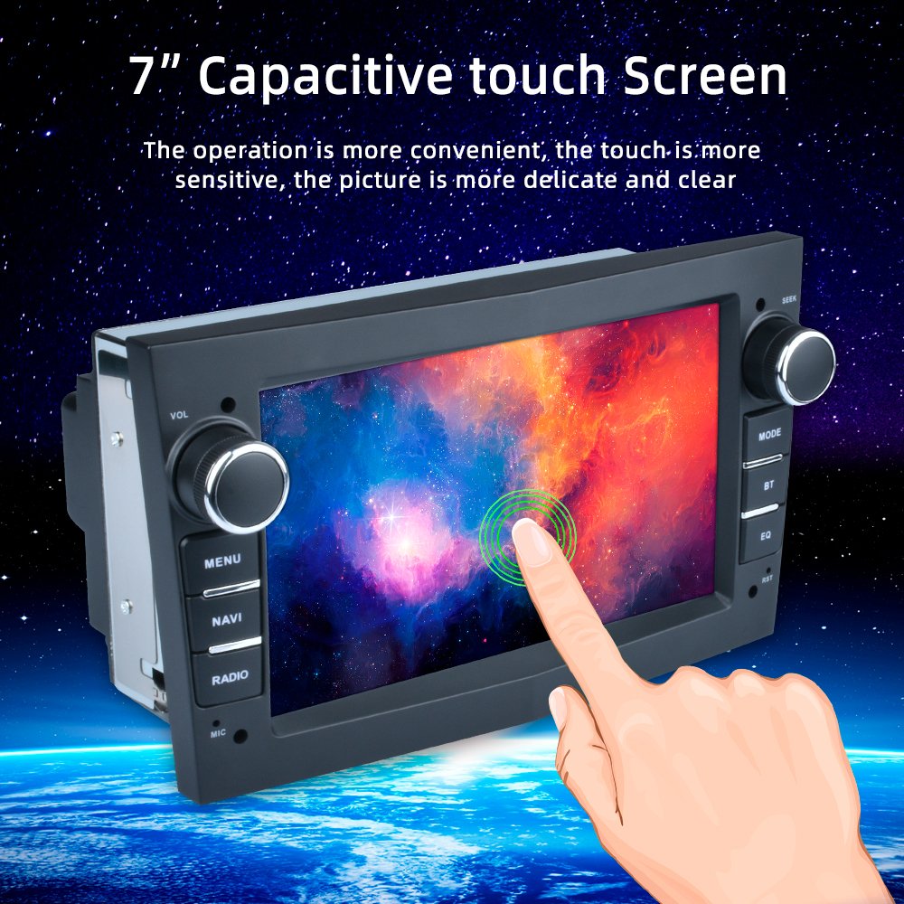 7 Inch Android Car Radio Player For Opel Black Built In GPS Wireless Carplay Android Auto Mirror Link Car DVD Player