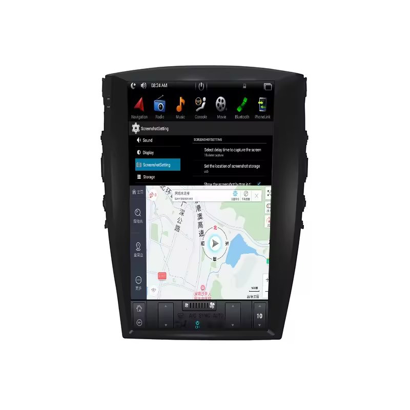 17'' Car DVD Player Android Tesla Style Screen For Mitsubishi Pajero Montero Shogun 2006-2021 Car Stereo Multimedia Radio GPS